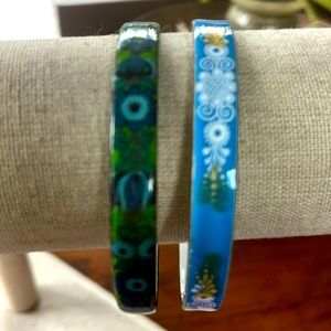 VINTAGE ENANEL BANGLES